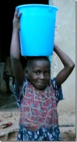 Ugandan Girl with Water
