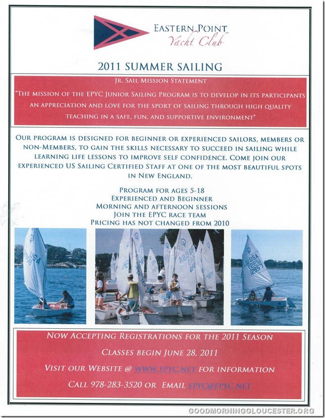 EPYC Junior Sail Ad