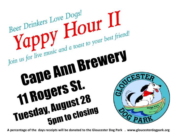 yappy hour, cape ann brewery
