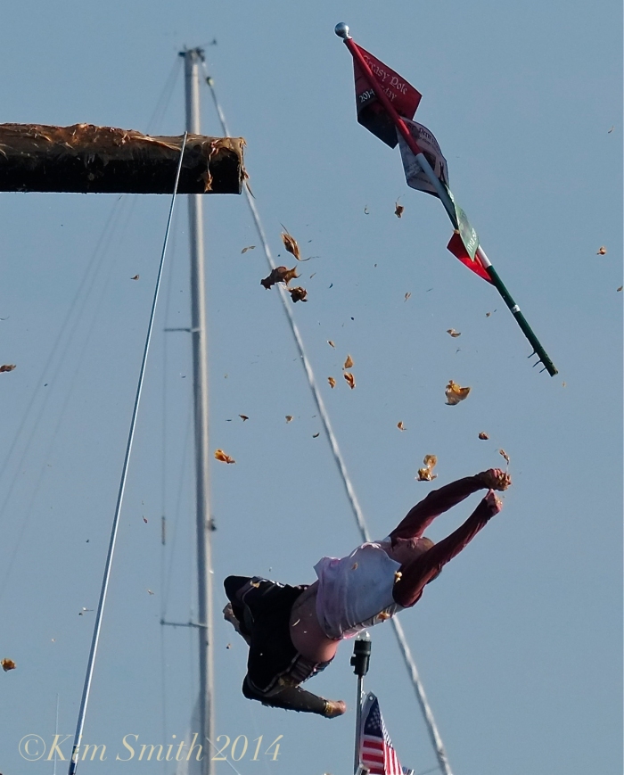 Greasy Pole Kyle Barry for the WIN! Saint Peter's Fiesta ©Kim Smith 2014 .-3