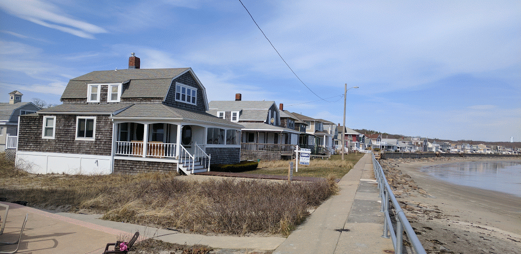 Long Beach cottages from the boardwalk 1 of 3