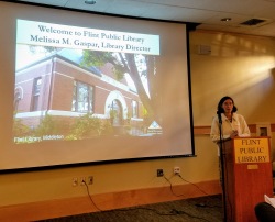 Melissa Gaspar, Library Director Flint Library