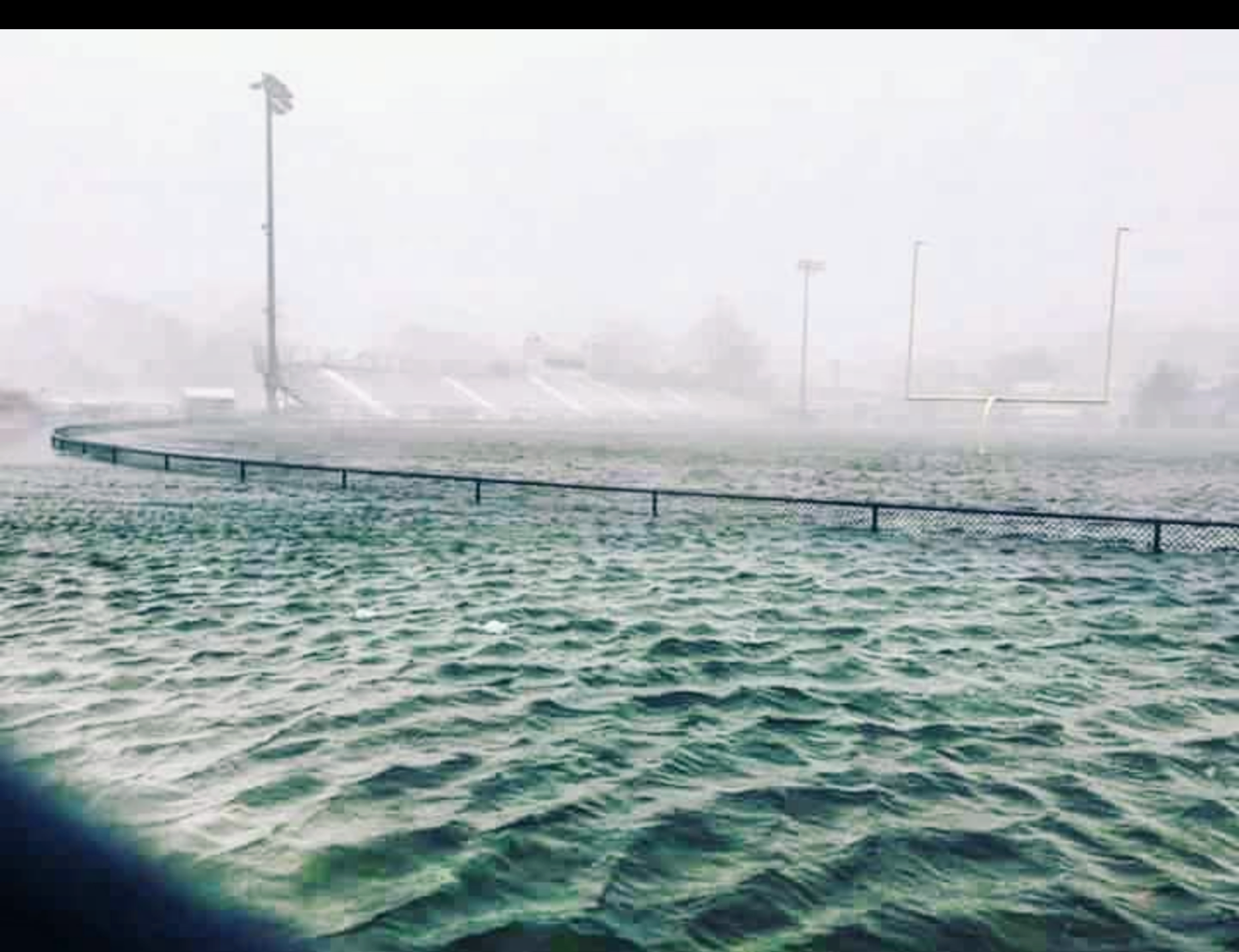 gloucesterMA newell stadium flooded Jan 4 2018