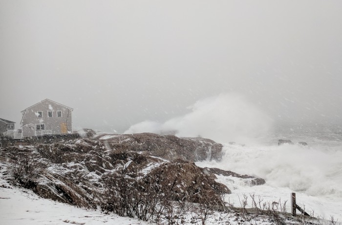 Nor'easter March 13 2018 Gloucester MA before high tide ©c Ryan_091734