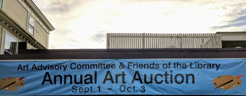 Annual Art Auction 2018 Sept preview for Oct 3 auction_ local artists fundraiser for Gloucester Lyceum & Sawyer Free Public Library _By Friends of SFL ©Catherine Rya (25)