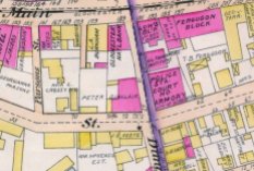 detail from 1899 Stadley Map