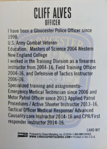 verso- meet Officer Alves_Gloucester MA_police baseball cards_20190411_© cryan (2)