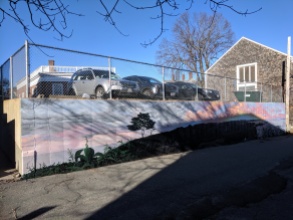 sun and shadows winter morning_artist JOSH FALK _street art mural 2019_ with support from Awesome Rockport_ outside Rockport Public Library_ Rockport Mass._20191209_photograph ©c ryan (2)