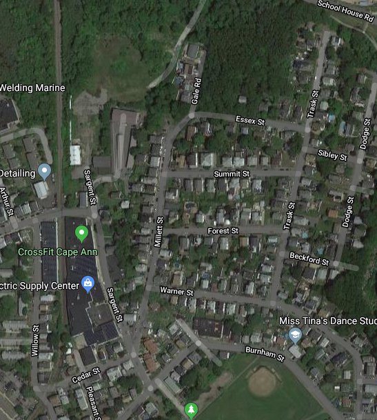 gloucester ma infrastructure improvements coming to streets here_google maps